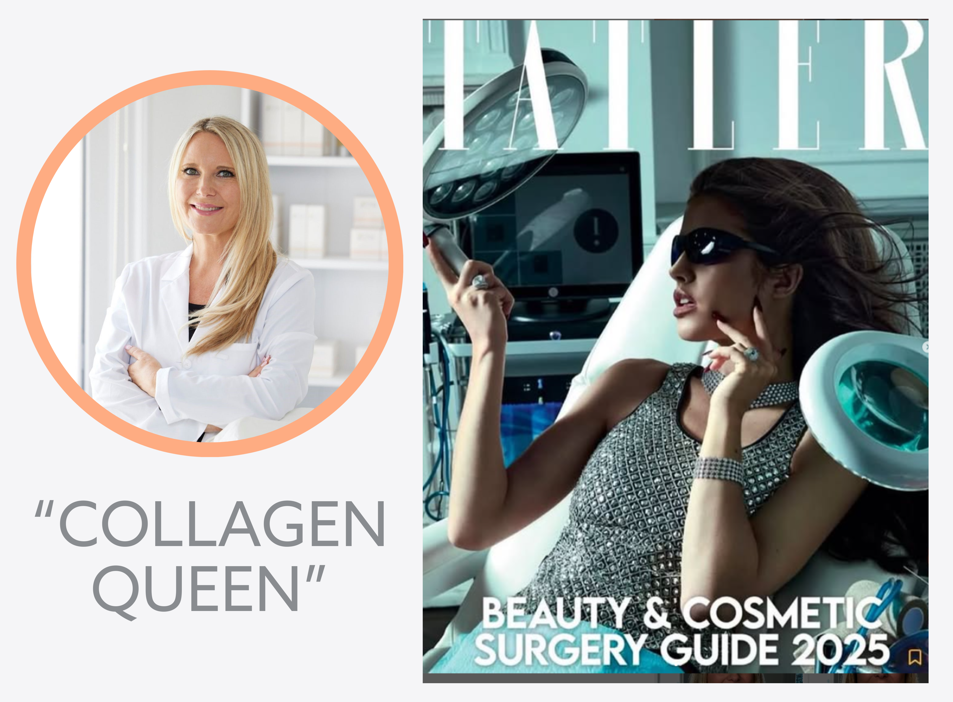 Dr Johanna Ward hailed 'Collagen Queen' by Tatler