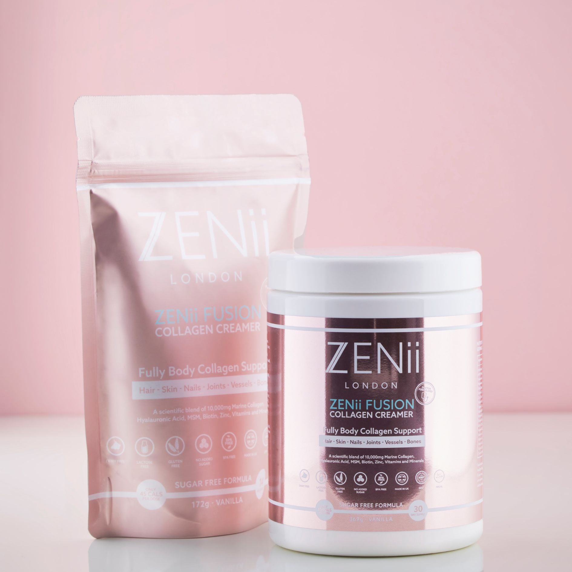 ZENii Fusion Collagen Powder Travel Pouch - 14 day supply